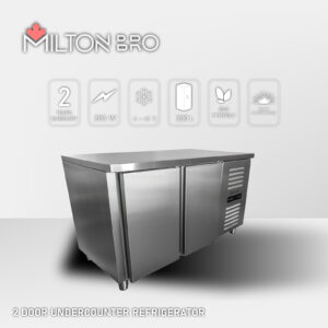 2 DOOR UNDERCOUNTER REFRIGERATOR