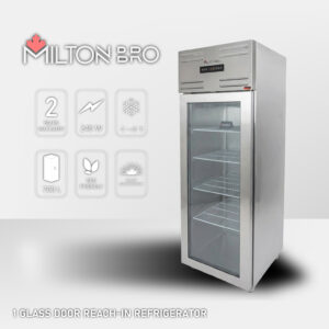 1 GLASS DOOR REACH-IN REFRIGERATOR