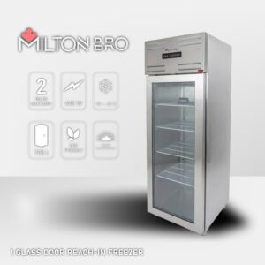 1 GLASS DOOR REACH-IN FREEZER