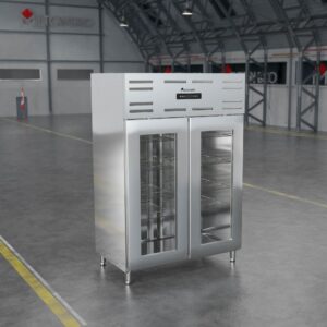2 GLASS DOOR REACH-IN FREEZER