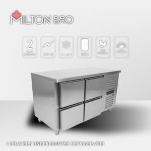 4 DRAWERS UNDERCOUNTER REFRIGERATOR
